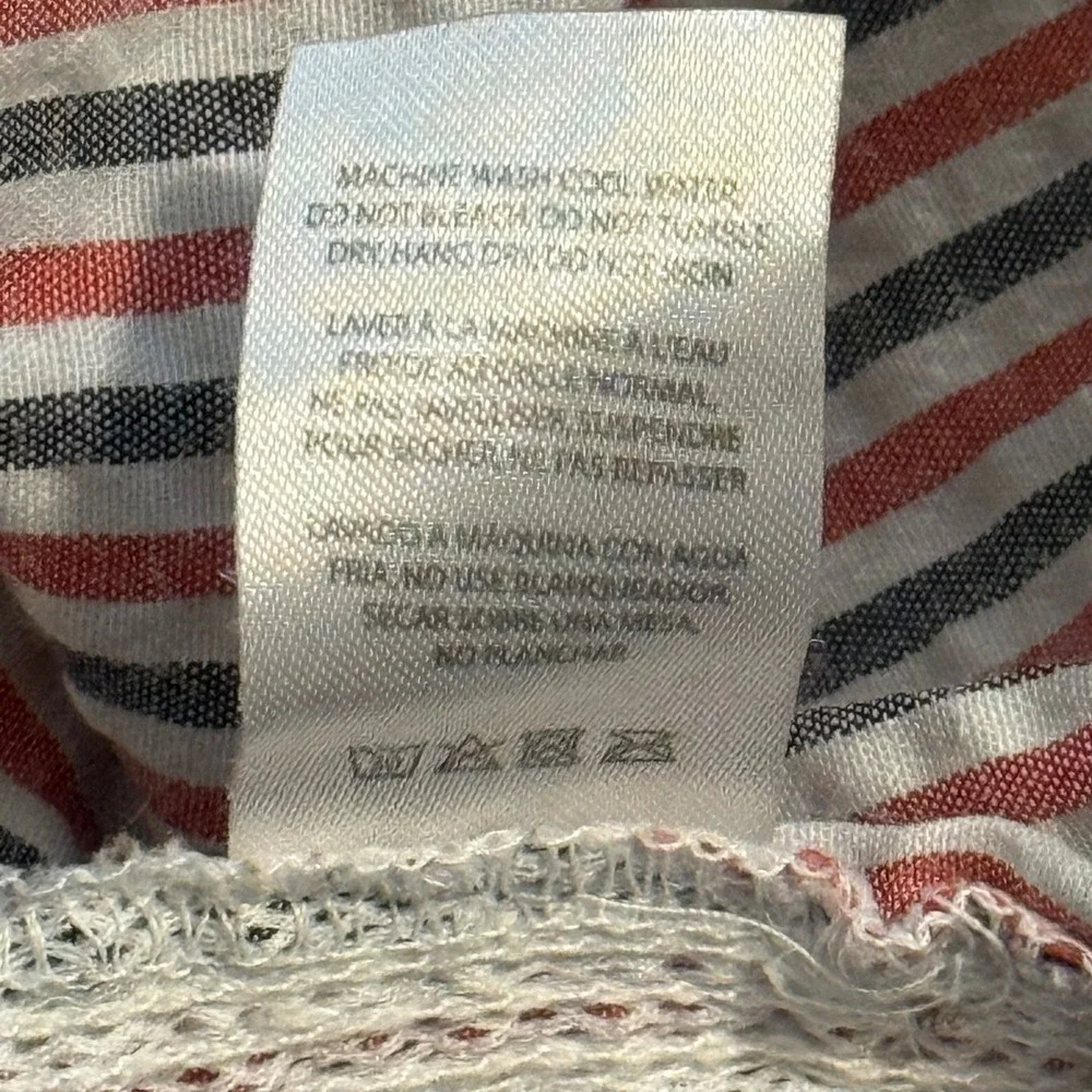 Trunks Surf & Swim Co Mens Medium Striped Board Shorts Red White Blue Swimwear